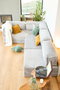 Atelier Del Sofa Kanyon - Sofá-Cama Esquinero Gris Claro